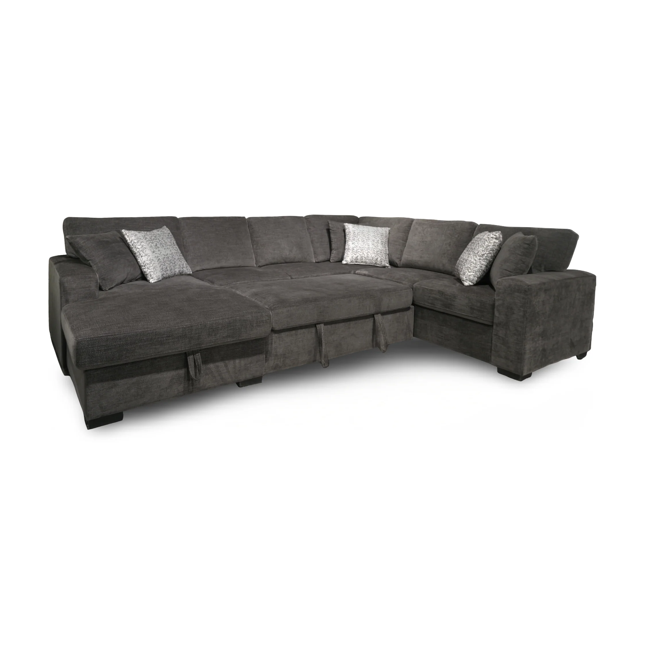 Lucy Pop Up Sectional with Storage Chaise - Image 4