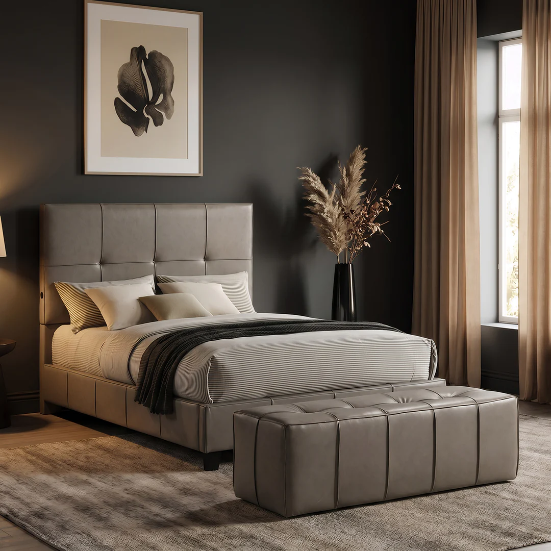 Luna Upholstered Bed - Image 6