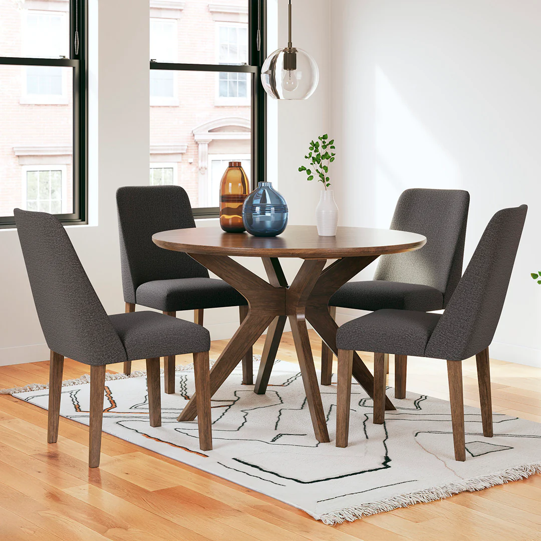 Lyncott Dining Chair - Charcoal - Image 6