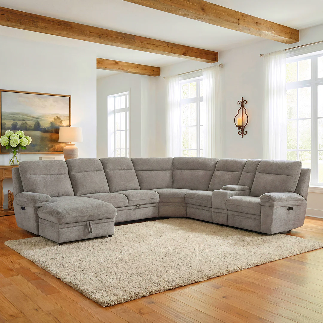 Macy Sleeper Power Sectional - Image 17