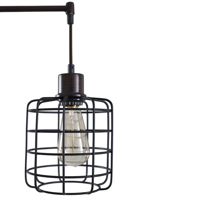 Madison Bronze Cage Chade Floor Lamp - Image 2