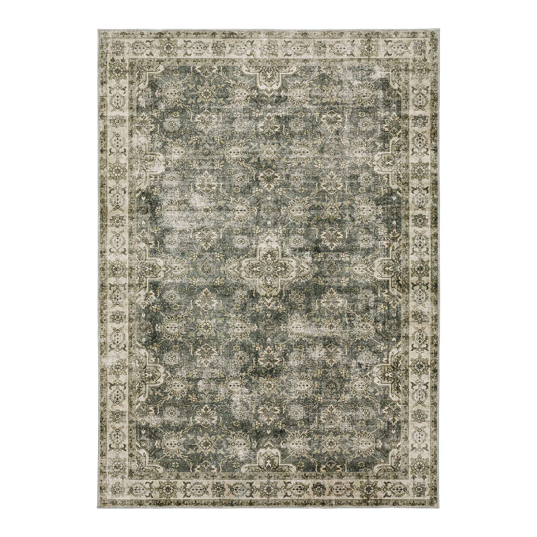 Malibu Olive Washable Rug