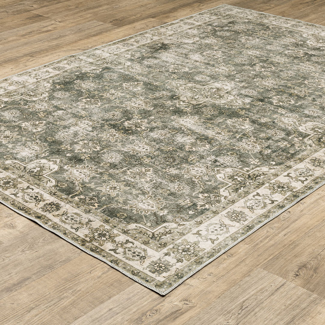 Malibu Olive Washable Rug - Image 3