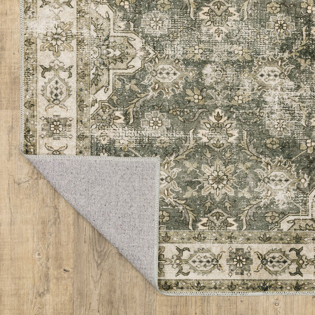 Malibu Olive Washable Rug - Image 6