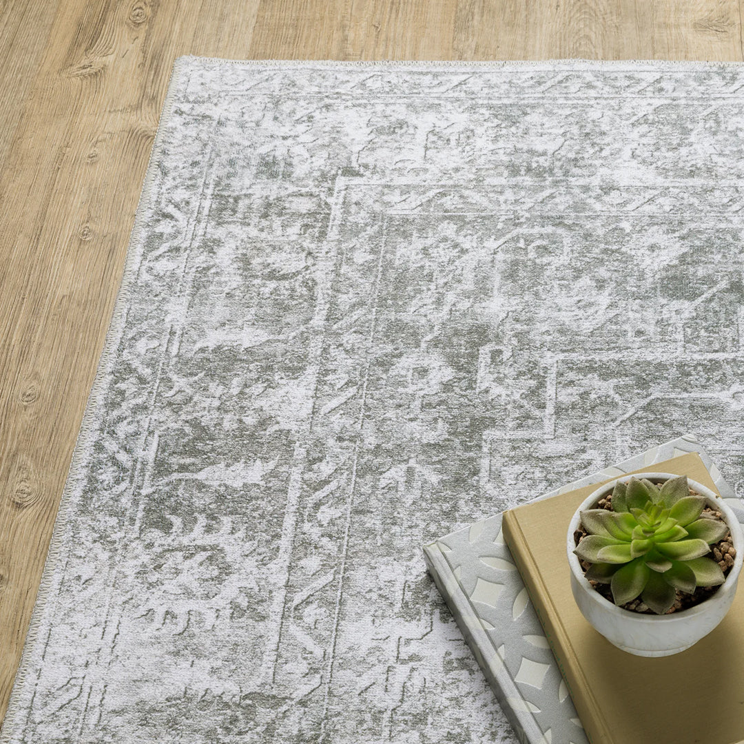 Malibu Platinum Washable Rug - Image 7
