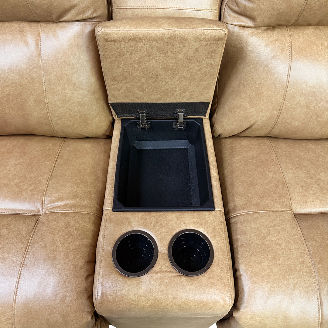 Maverly Power Reclining Loveseat with Console - Image 6