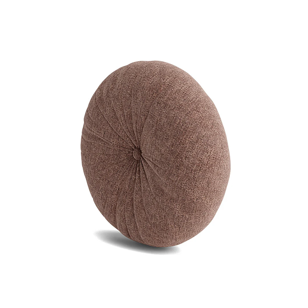 Minka Pink Round Accent Pillow - Image 4