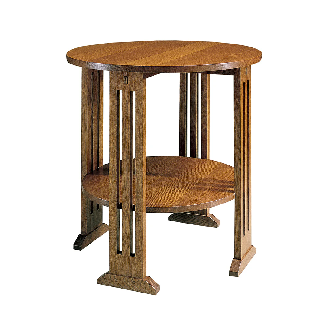 Mission Round End Table