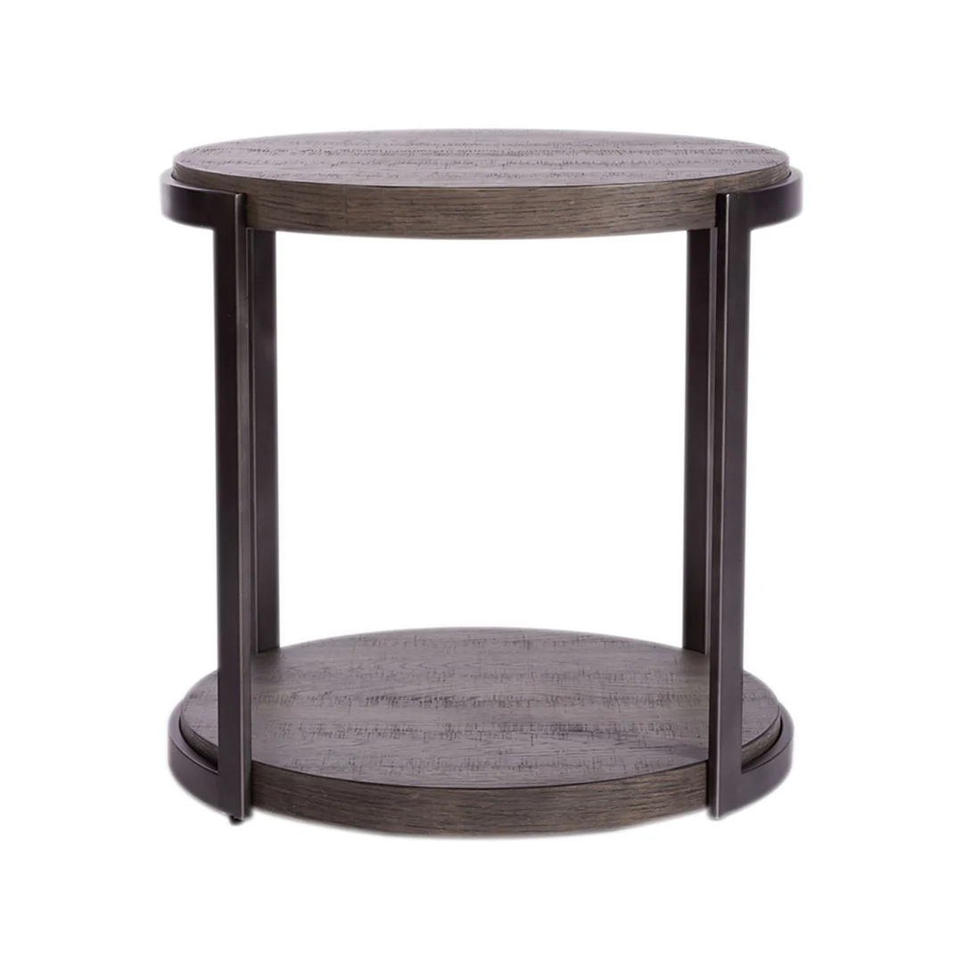 Modern View Round End Table - Image 3