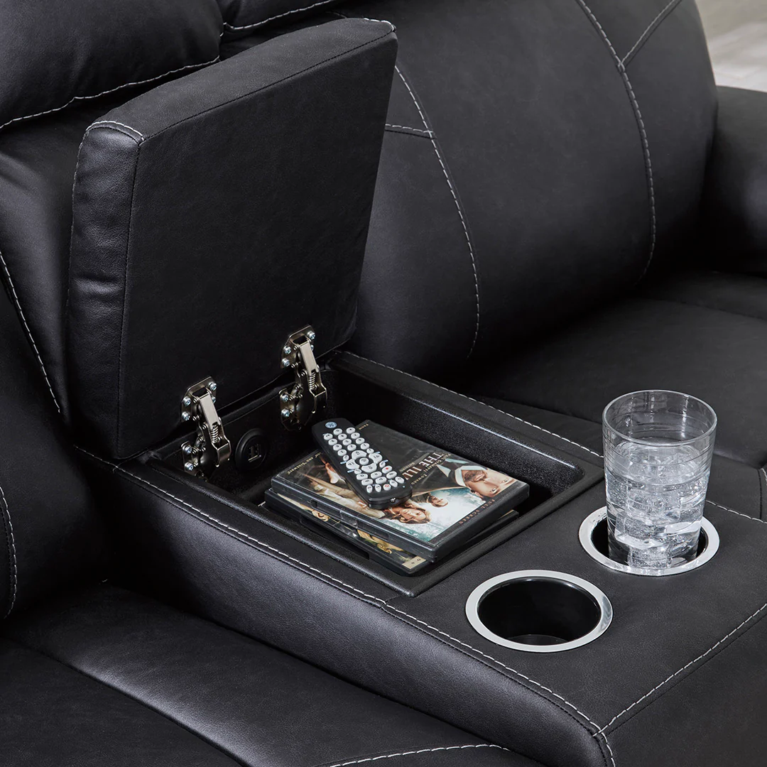 Montacute Reclining Loveseat with Console - Image 8