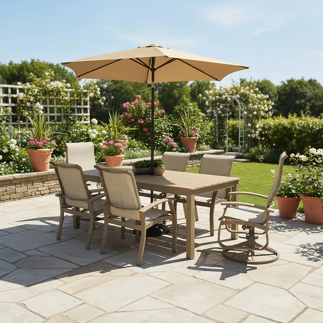 Montego Outdoor Sling Arm Chair - Image 3