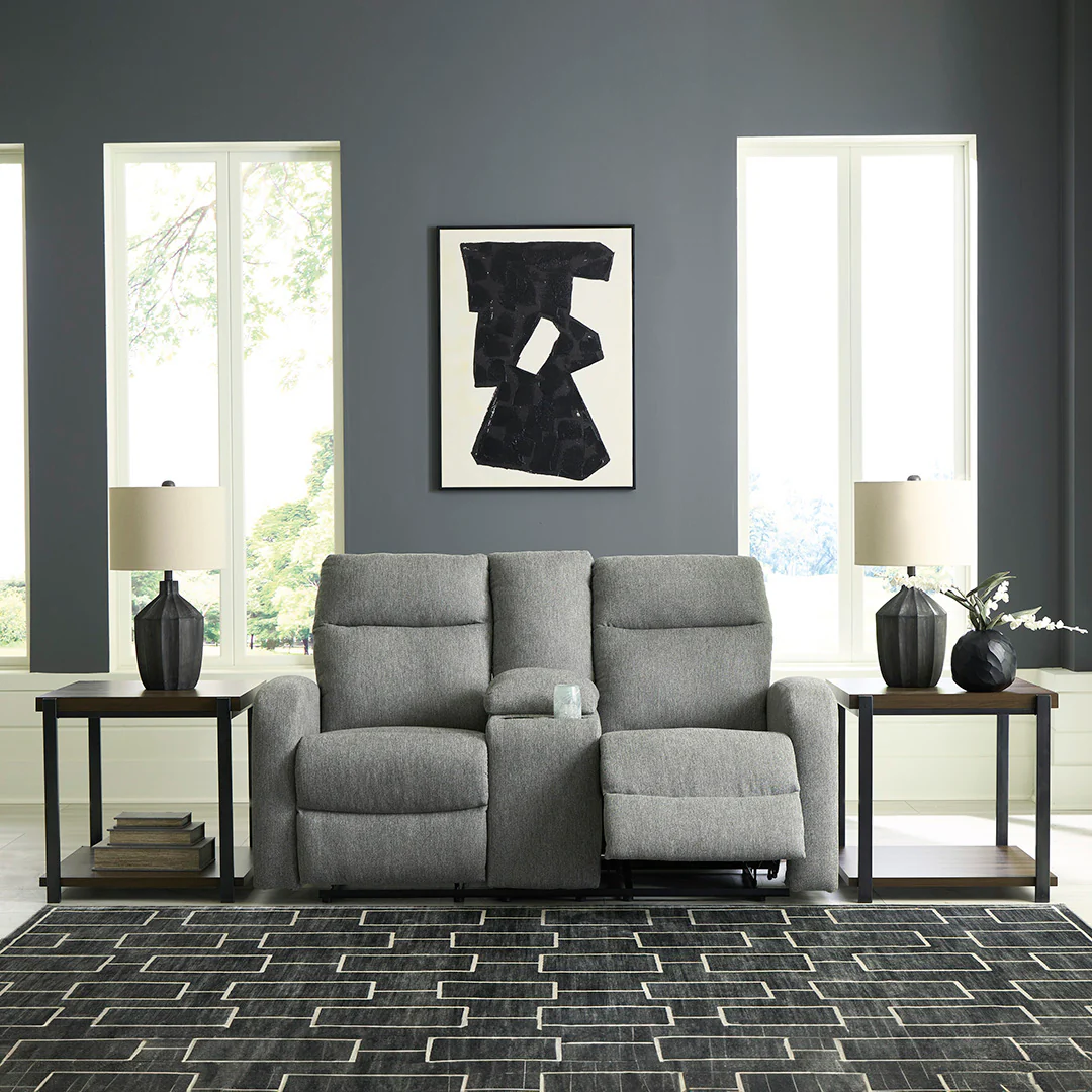 Moreau Reclining Loveseat with Console - Image 3