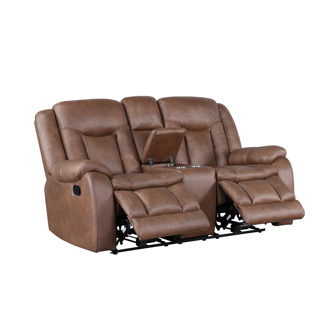 Morello Manual Reclining Loveseat with Console - Image 3