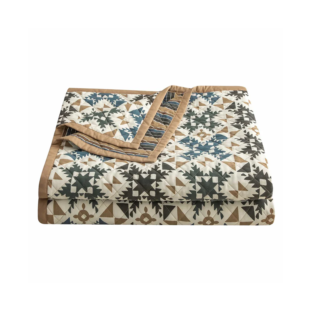 Mosaic Reversible Coverlet Set - Image 2