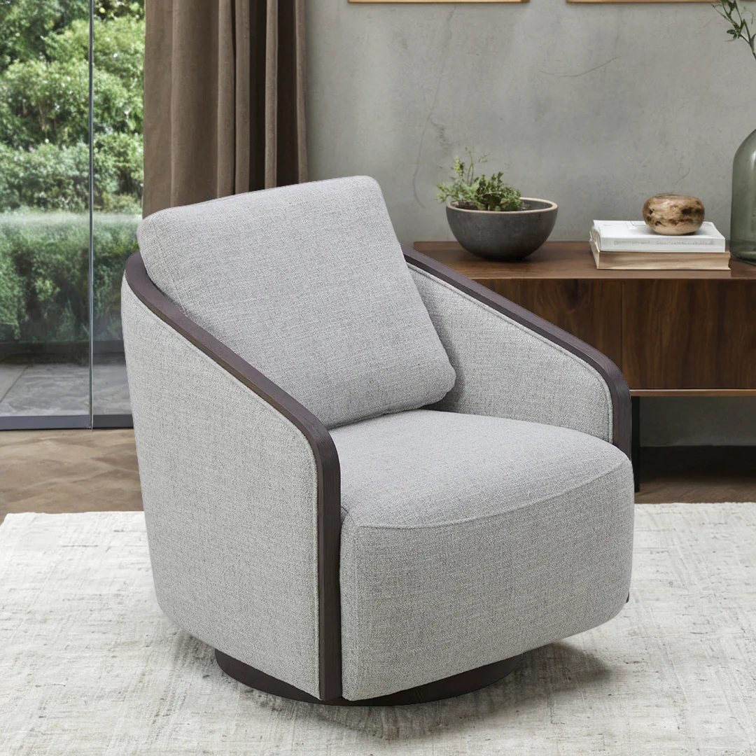 Natalie Swivel Accent Chair - Image 2
