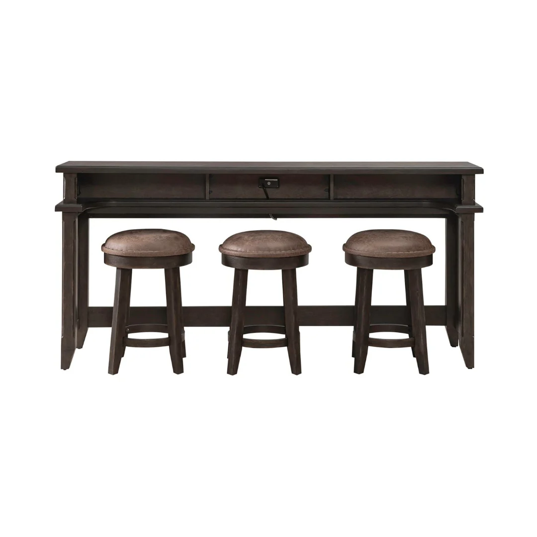 Paradise Valley Console Table with Stools (3pc) - Image 3