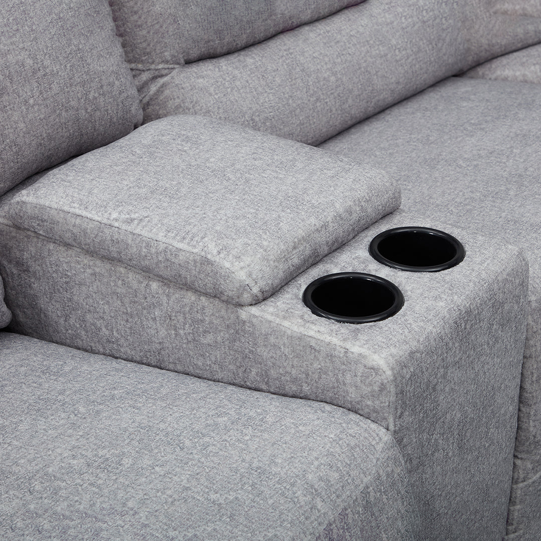 Preston Power Reclining Loveseat with Console - Image 3