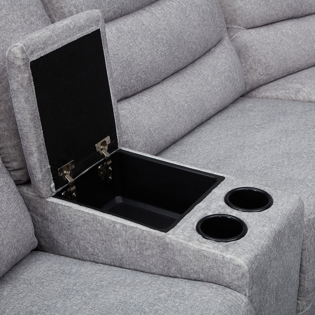 Preston Power Reclining Loveseat with Console - Image 4