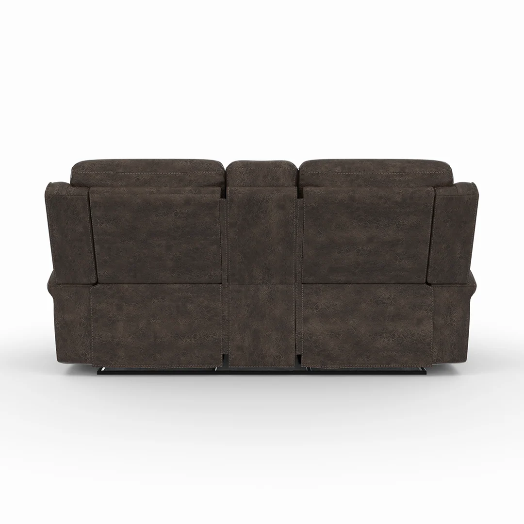 Quade Manual Reclining Loveseat with Console - Image 6