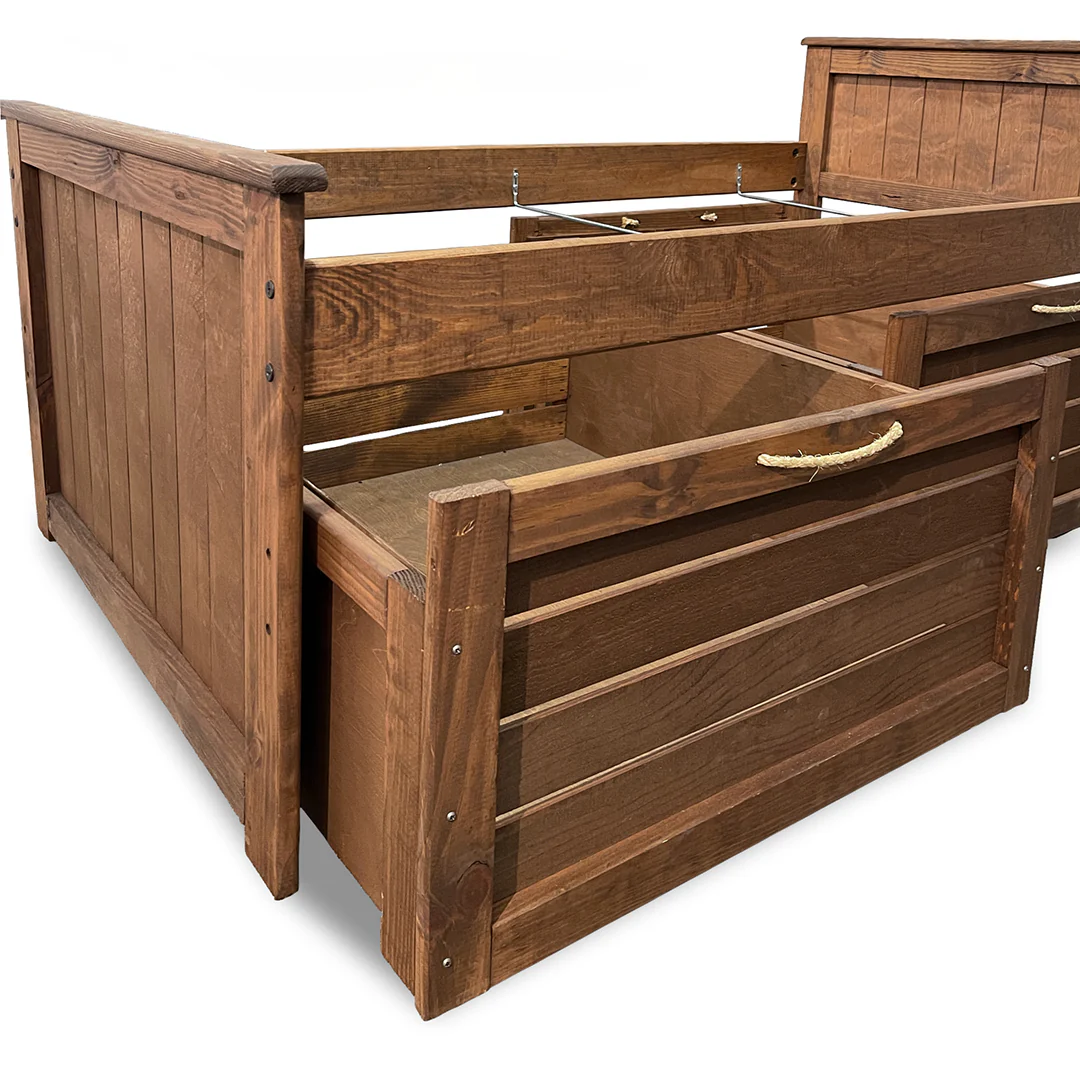 Quinn Chestnut Captains Bed - Twin - Image 4