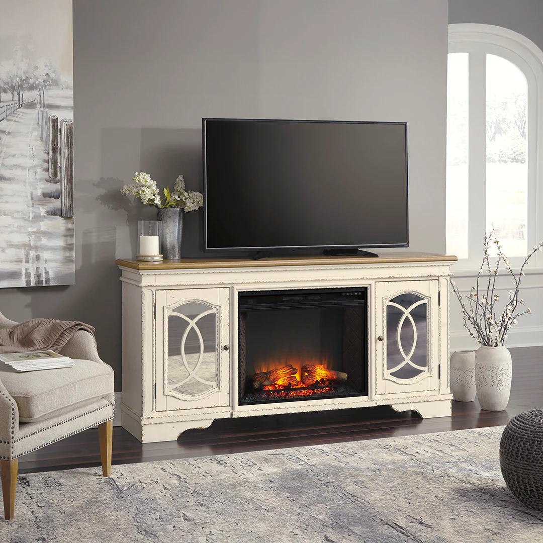 Realyn TV Stand with Fireplace - Image 2