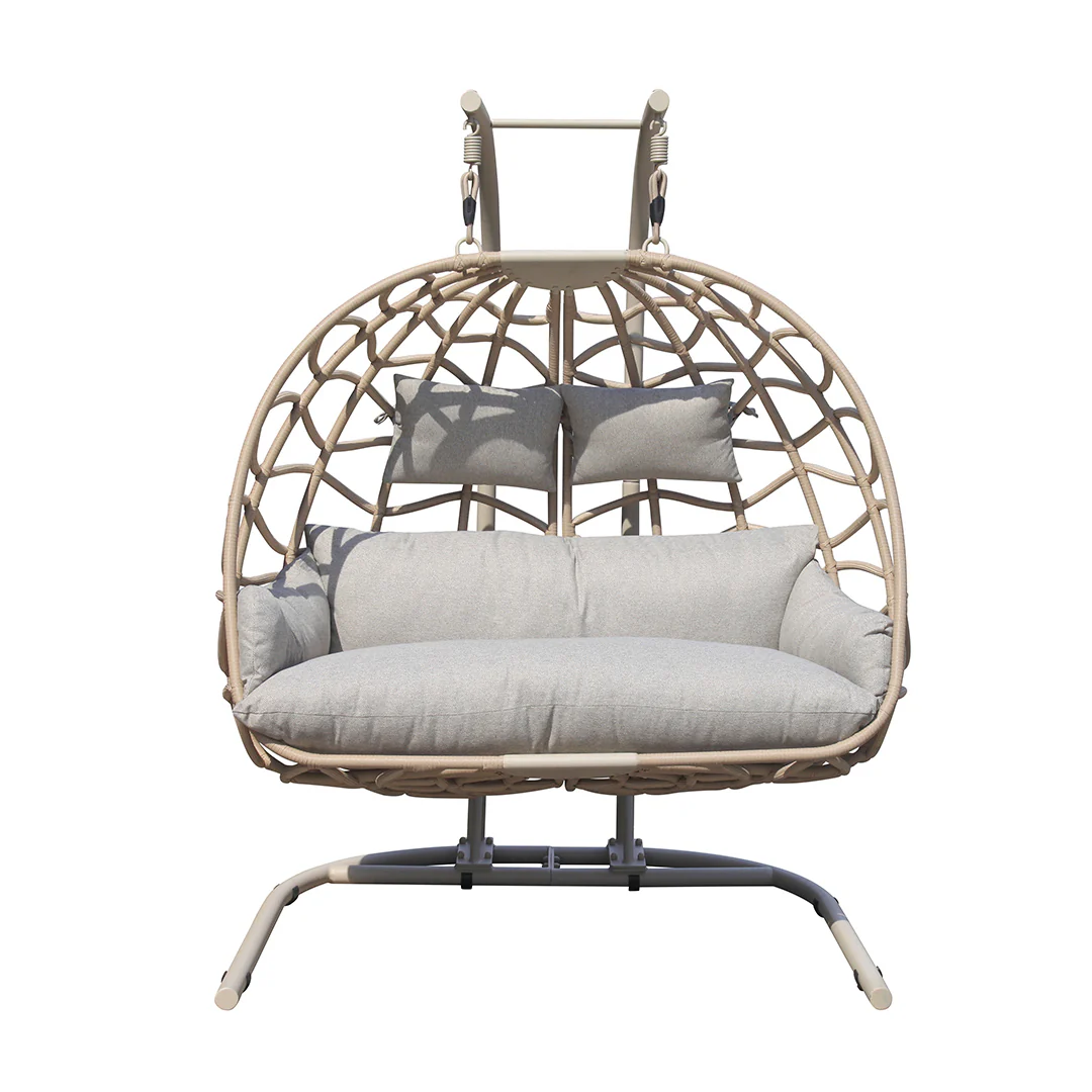 Double Basket Rope Chair - Image 3