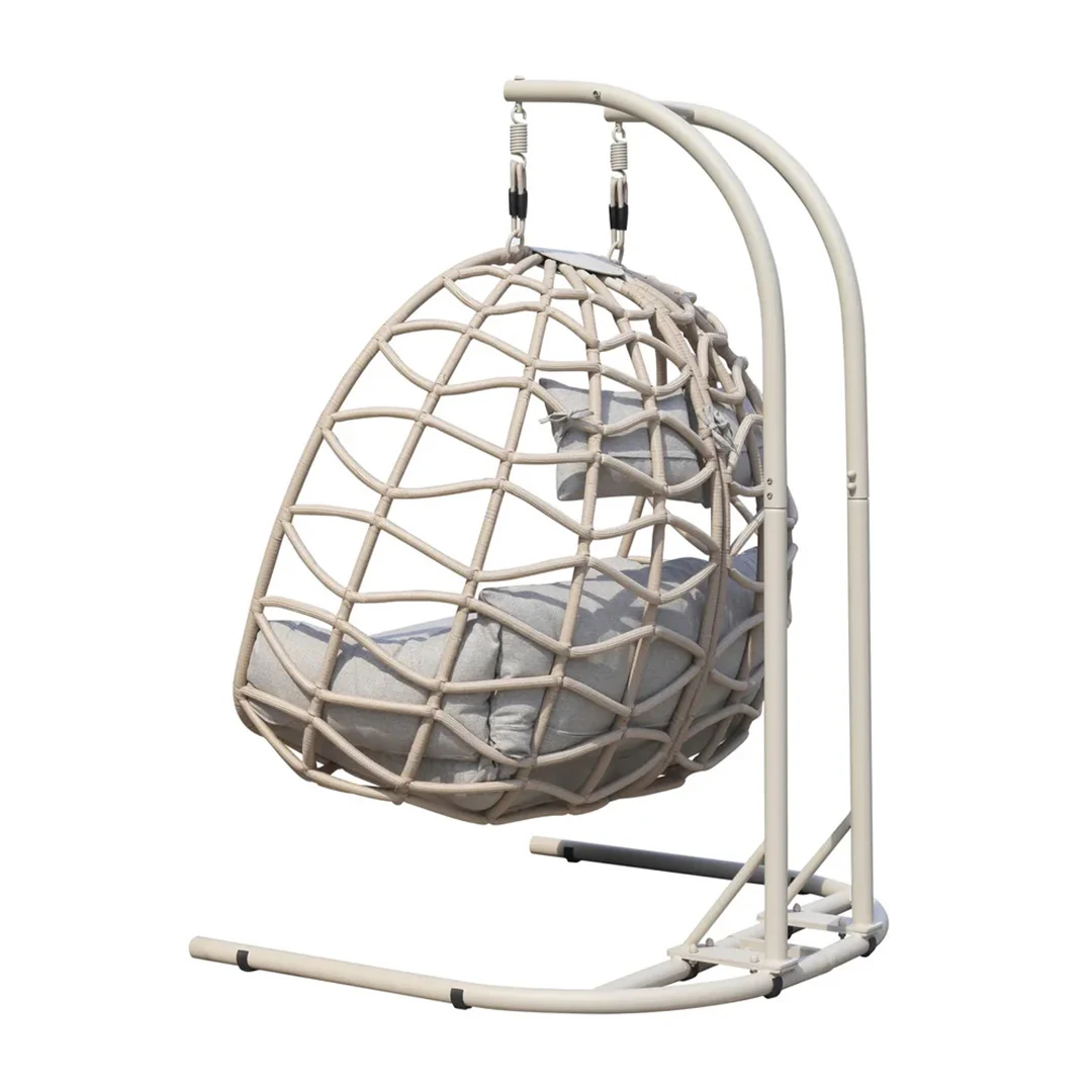 Double Basket Rope Chair - Image 5