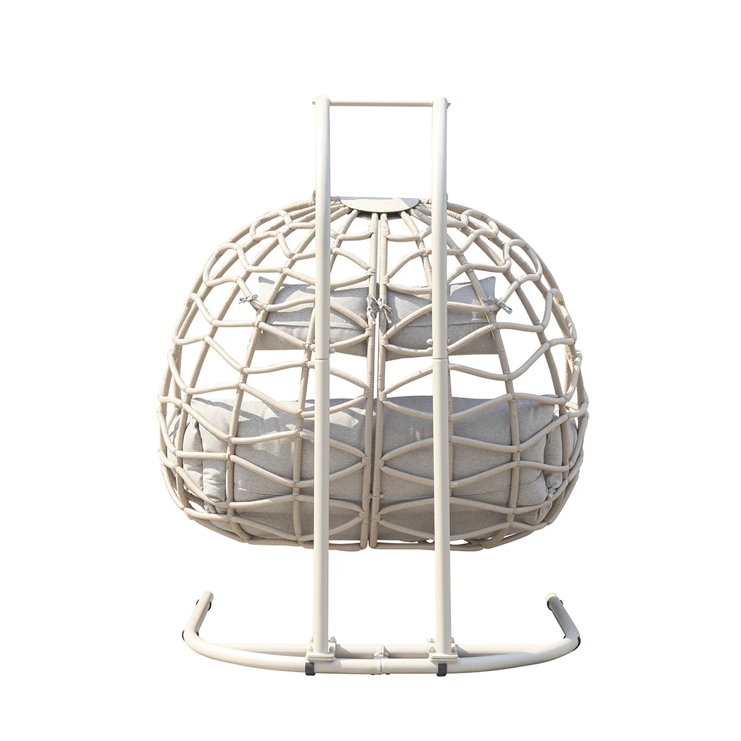 Double Basket Rope Chair - Image 6