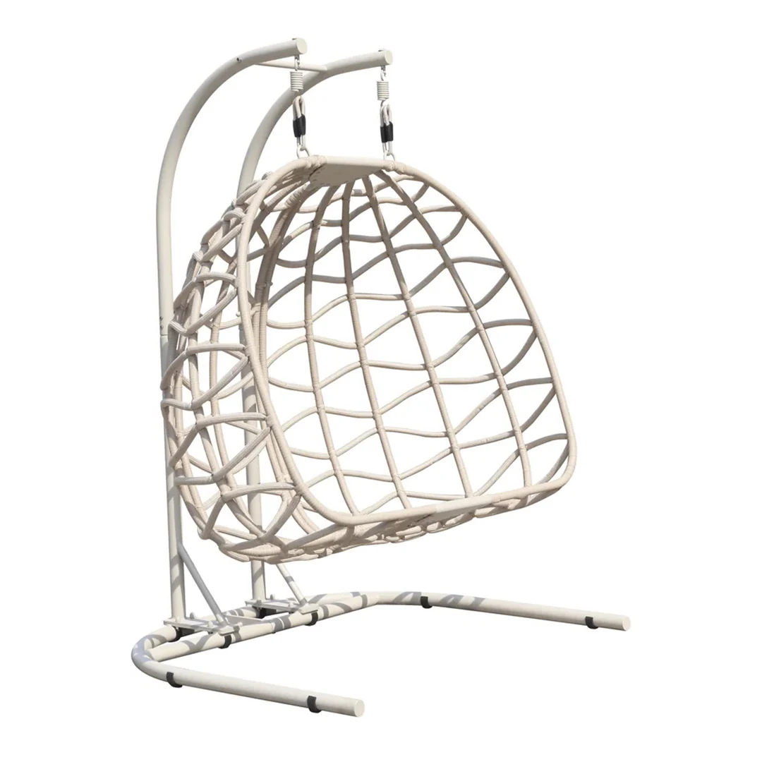 Double Basket Rope Chair - Image 7