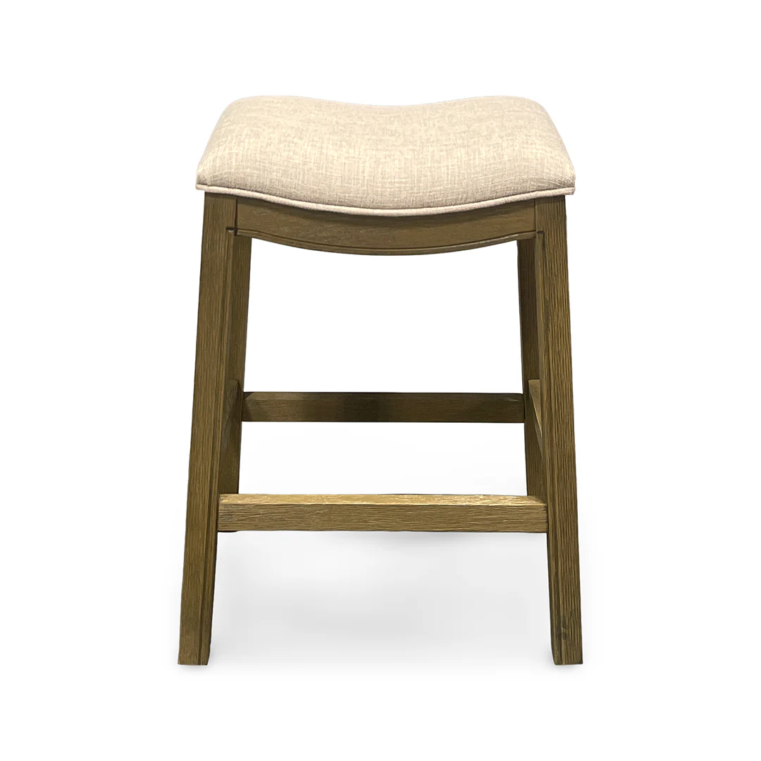 Rylan Upholstered Stool - Beige - Image 3