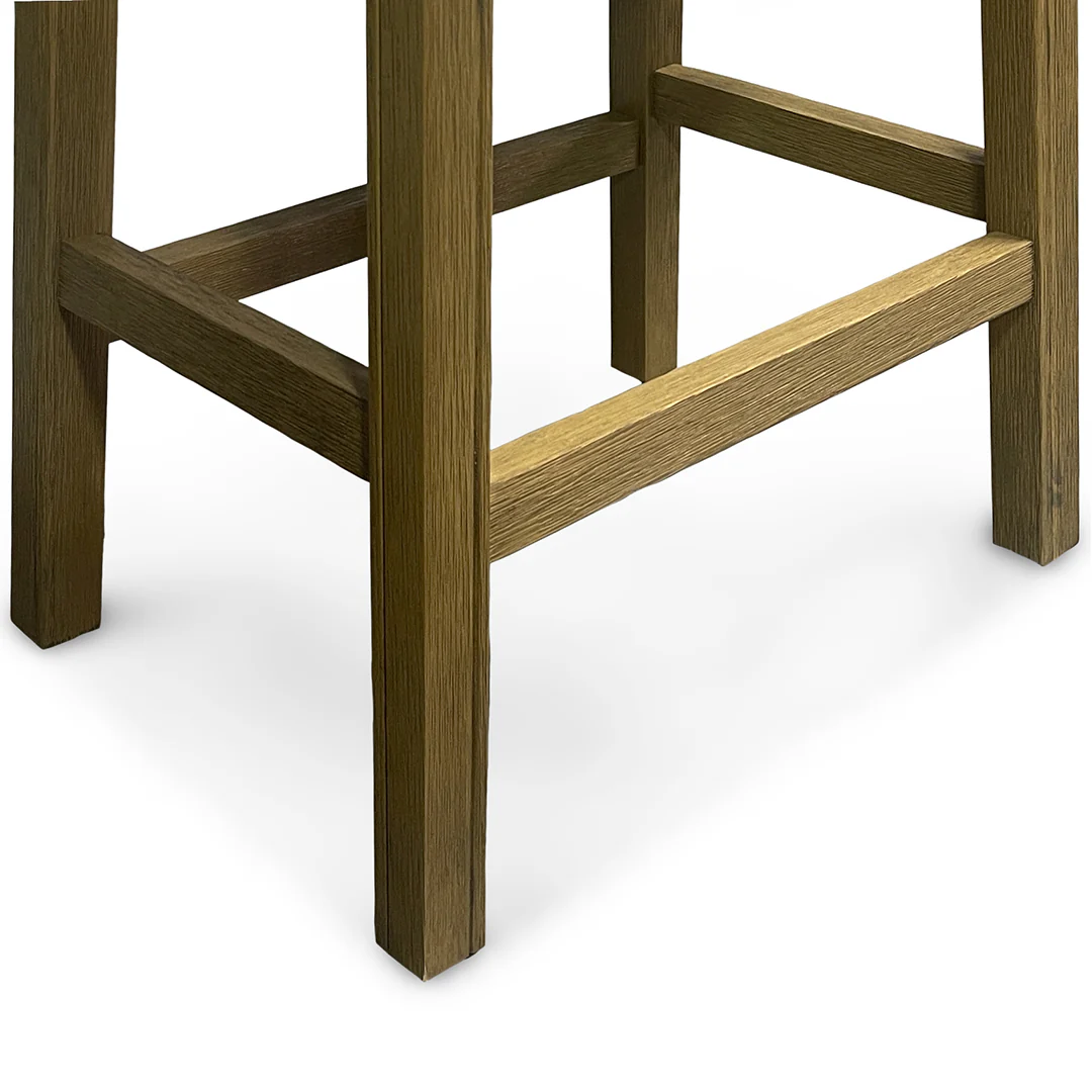 Rylan Upholstered Stool - Beige - Image 6