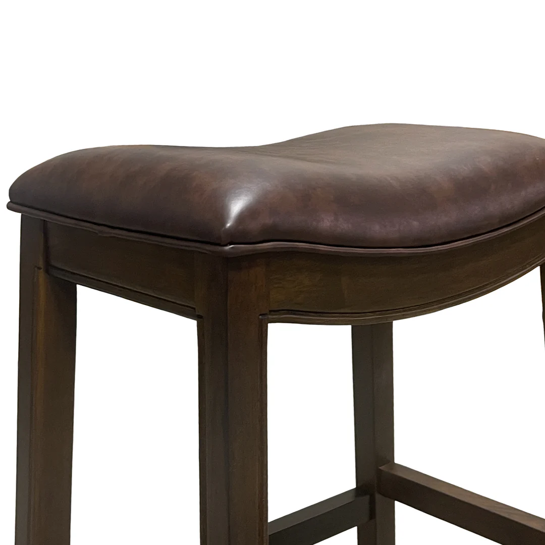 Rylan Upholstered Stool - Brown - Image 5