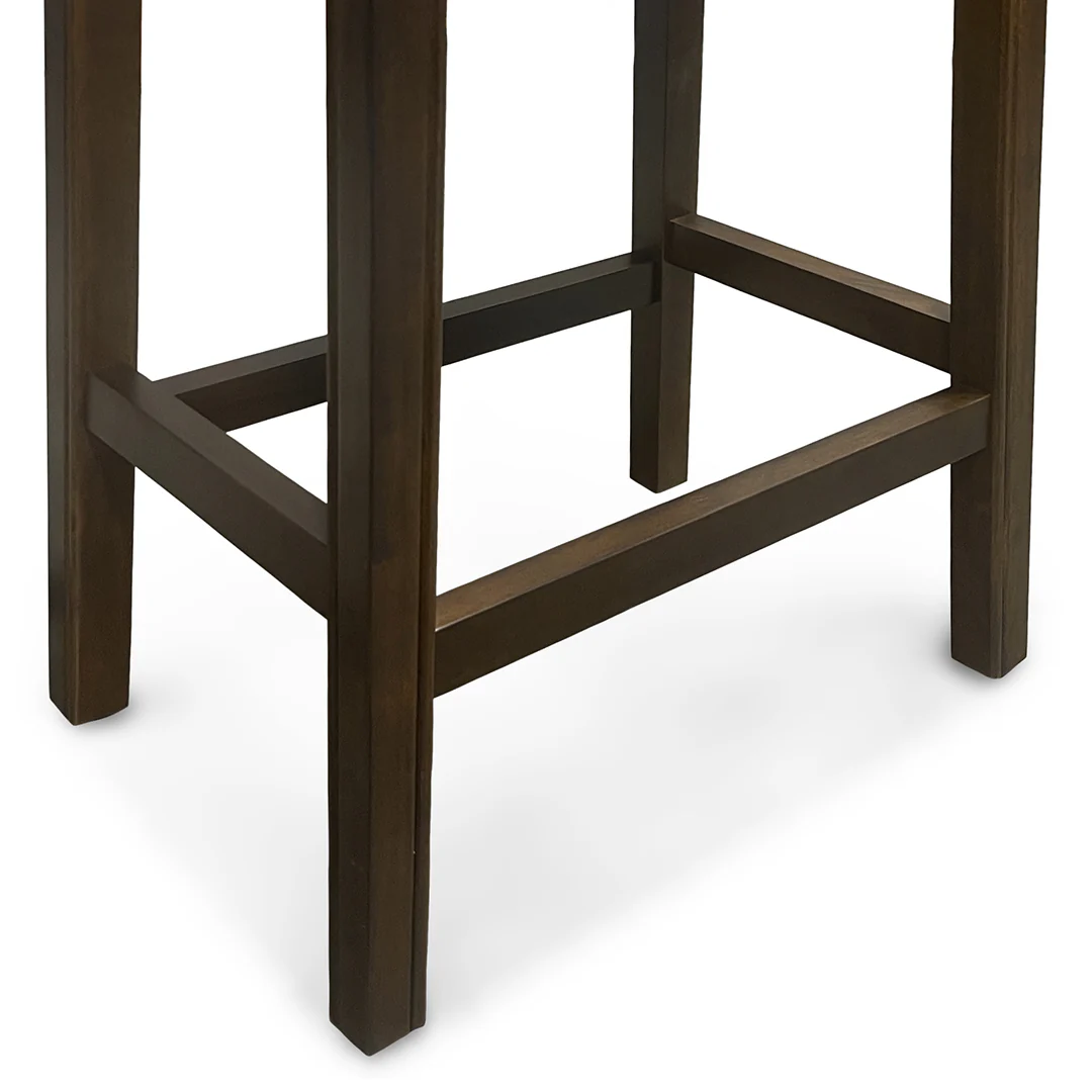 Rylan Upholstered Stool - Brown - Image 6