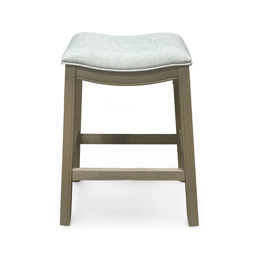 Rylan Upholstered Stool - Gray - Image 3