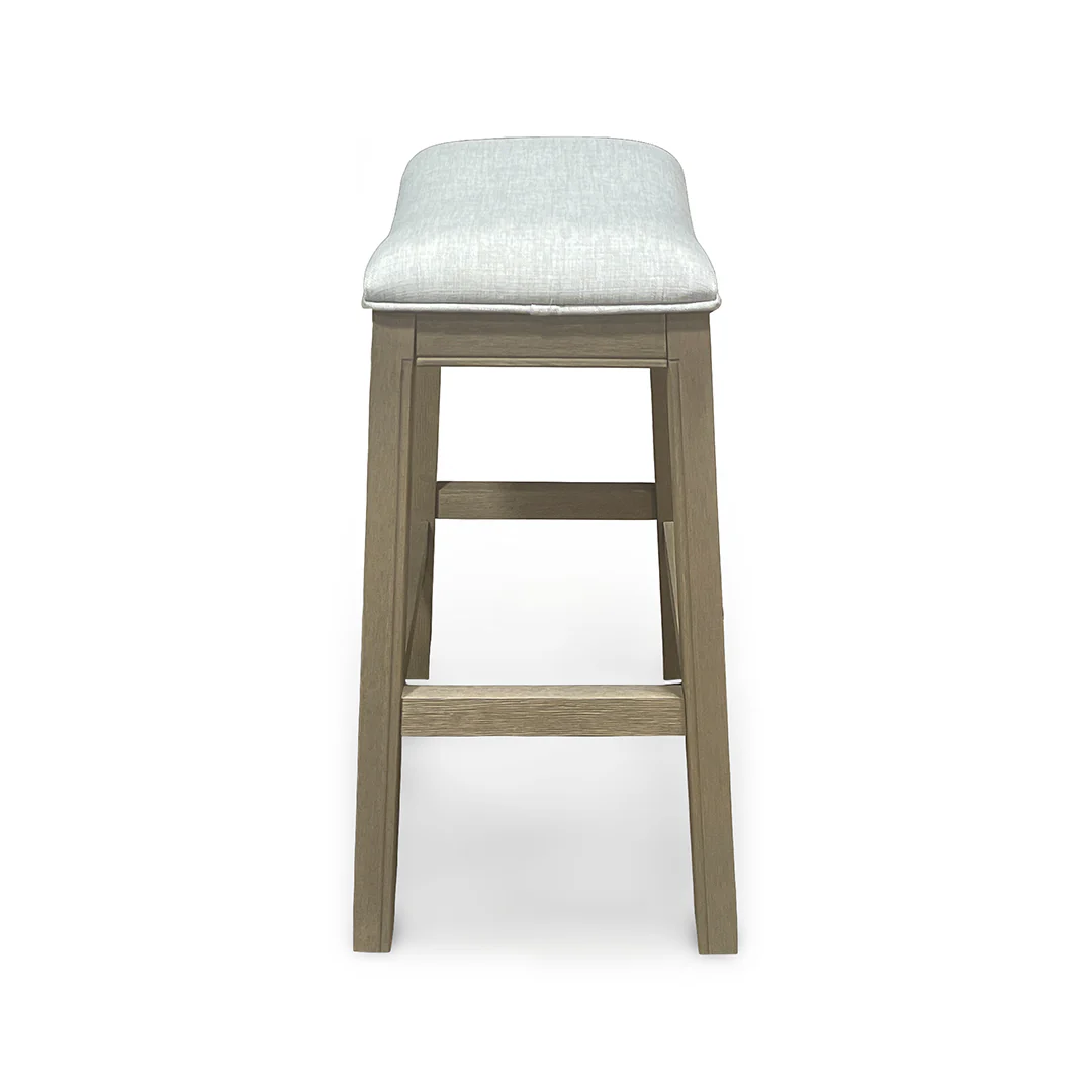 Rylan Upholstered Stool - Gray - Image 4