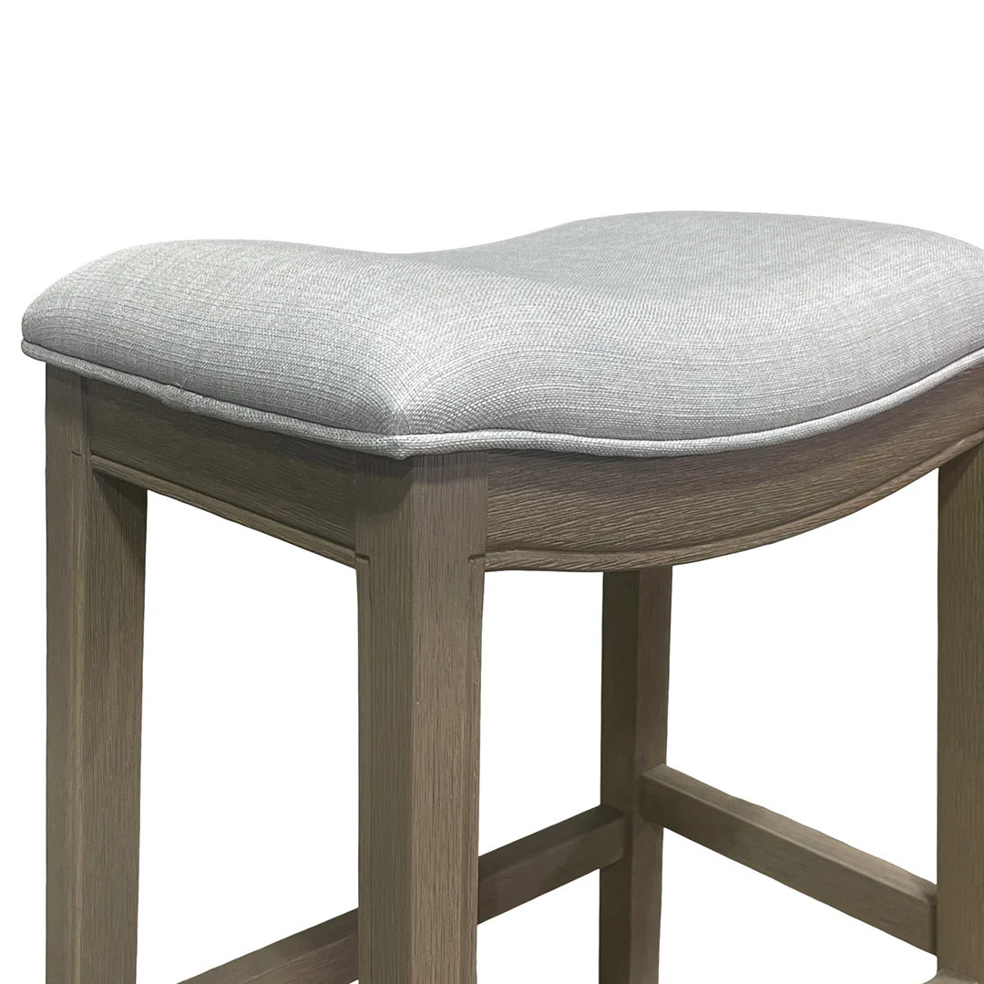Rylan Upholstered Stool - Gray - Image 5