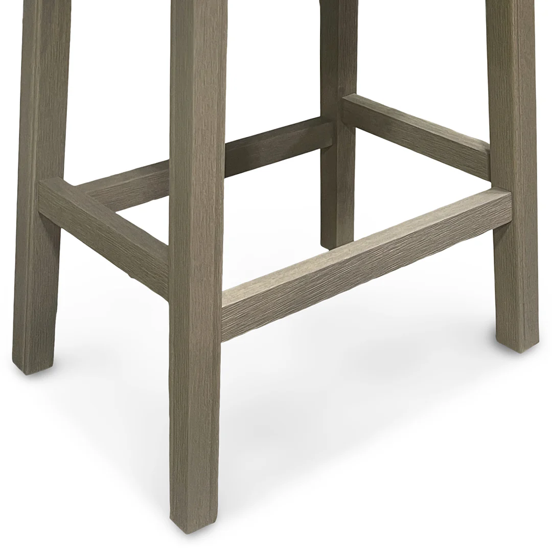 Rylan Upholstered Stool - Gray - Image 6