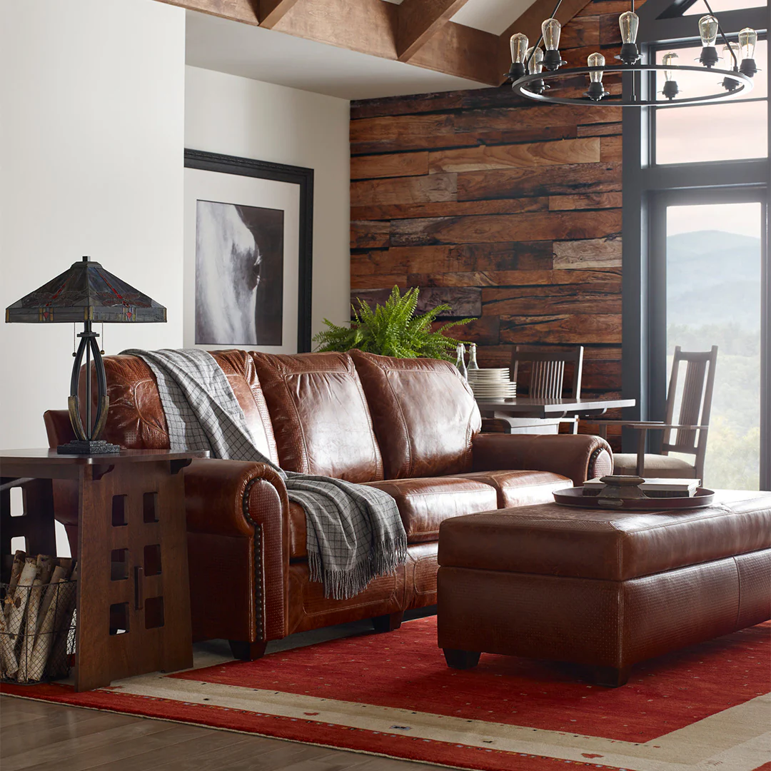 Santa Fe Leather Sofa - Image 8