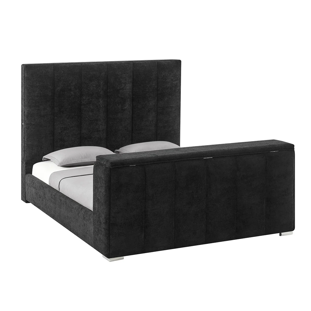 Serenity Upholstered Bed with Speakers - Image 7