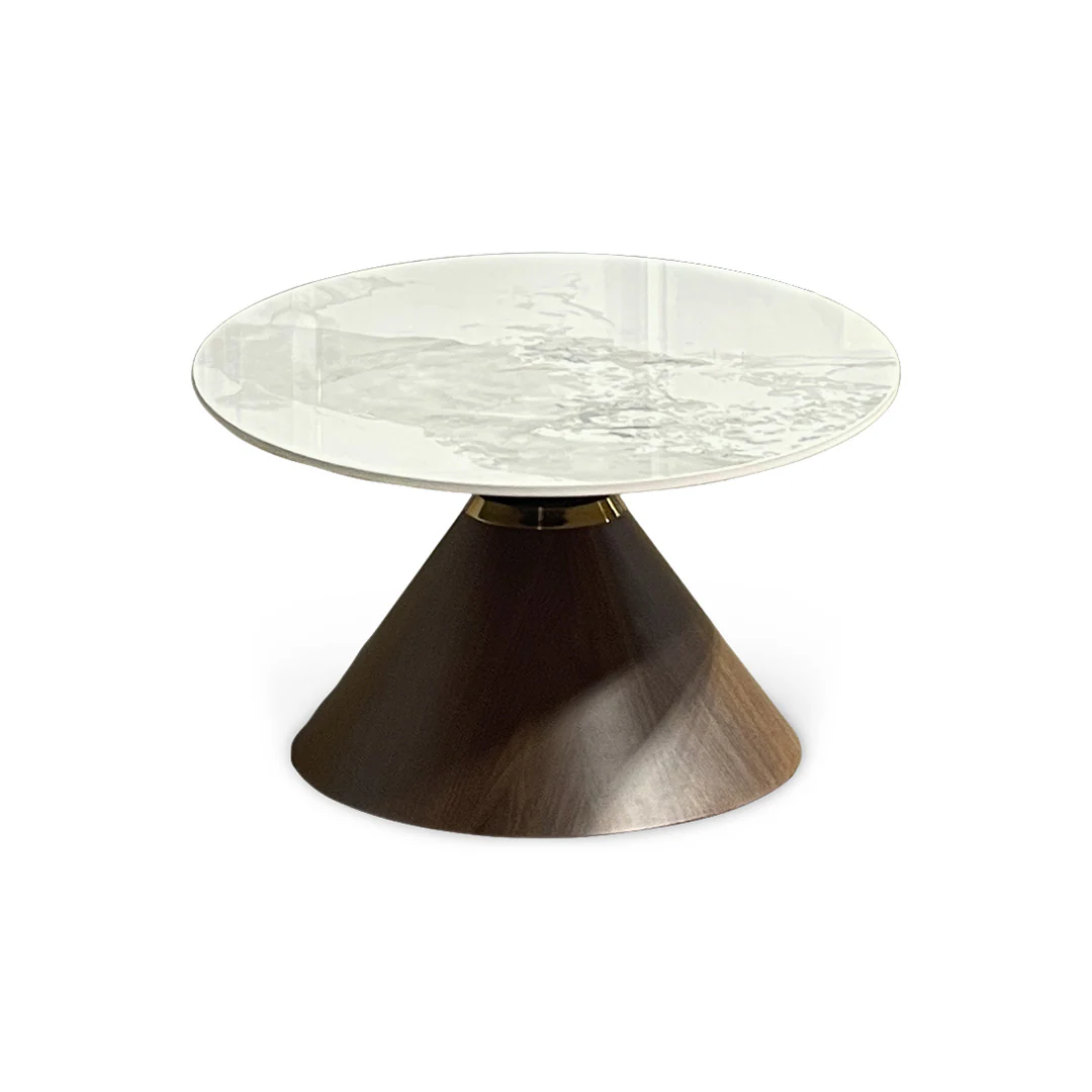 Sintered Stone Oval Cocktail Table - Image 4