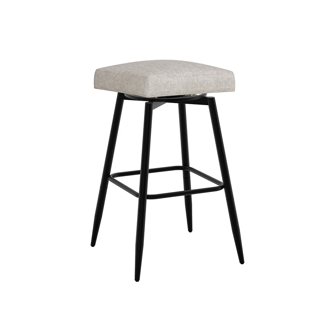 Square Bar Stool - Beige - Image 13