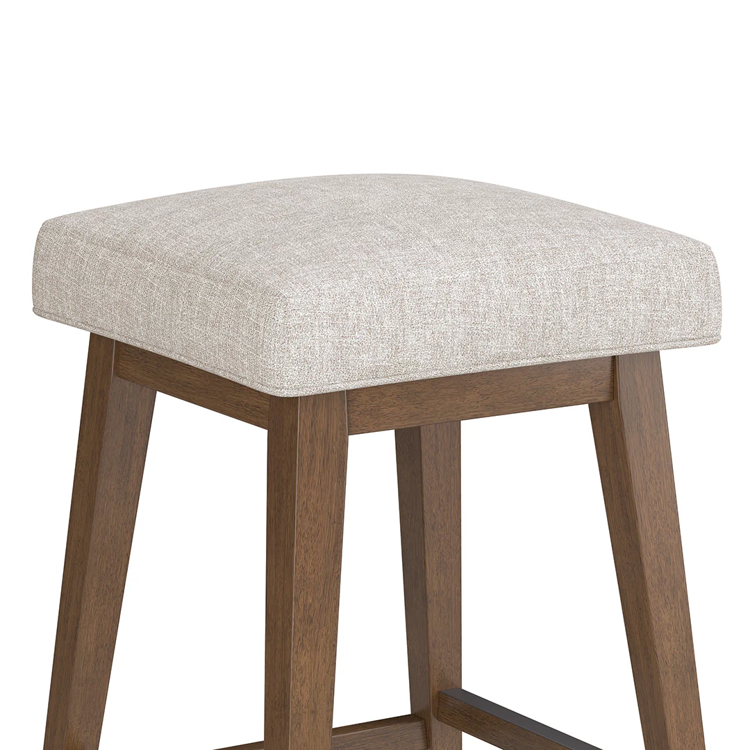 Square Bar Stool - Beige - Image 5