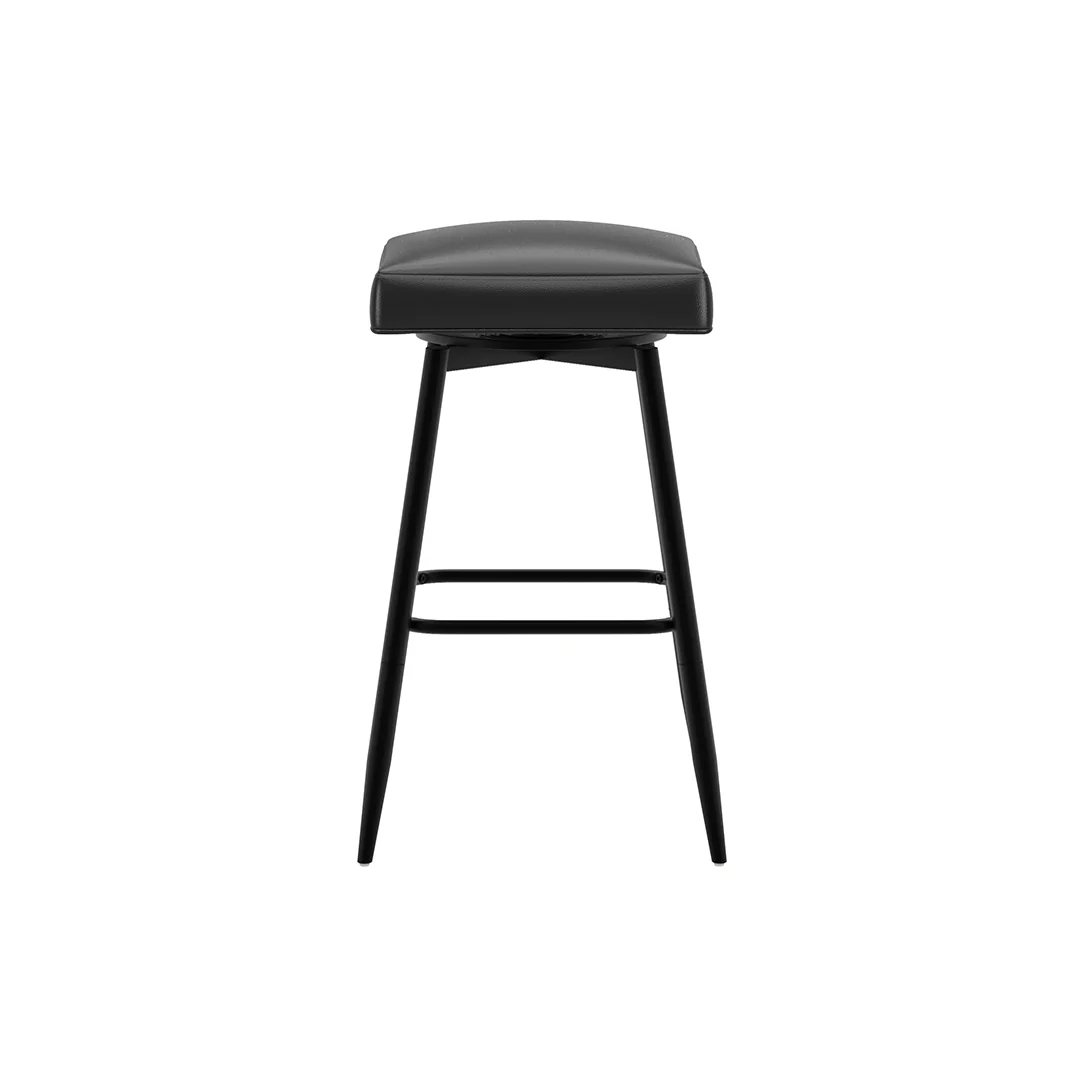 Square Bar Stool - Black - Image 11