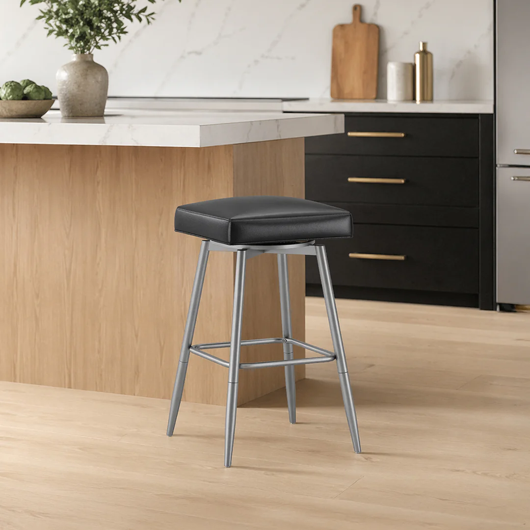 Square Bar Stool - Black - Image 17