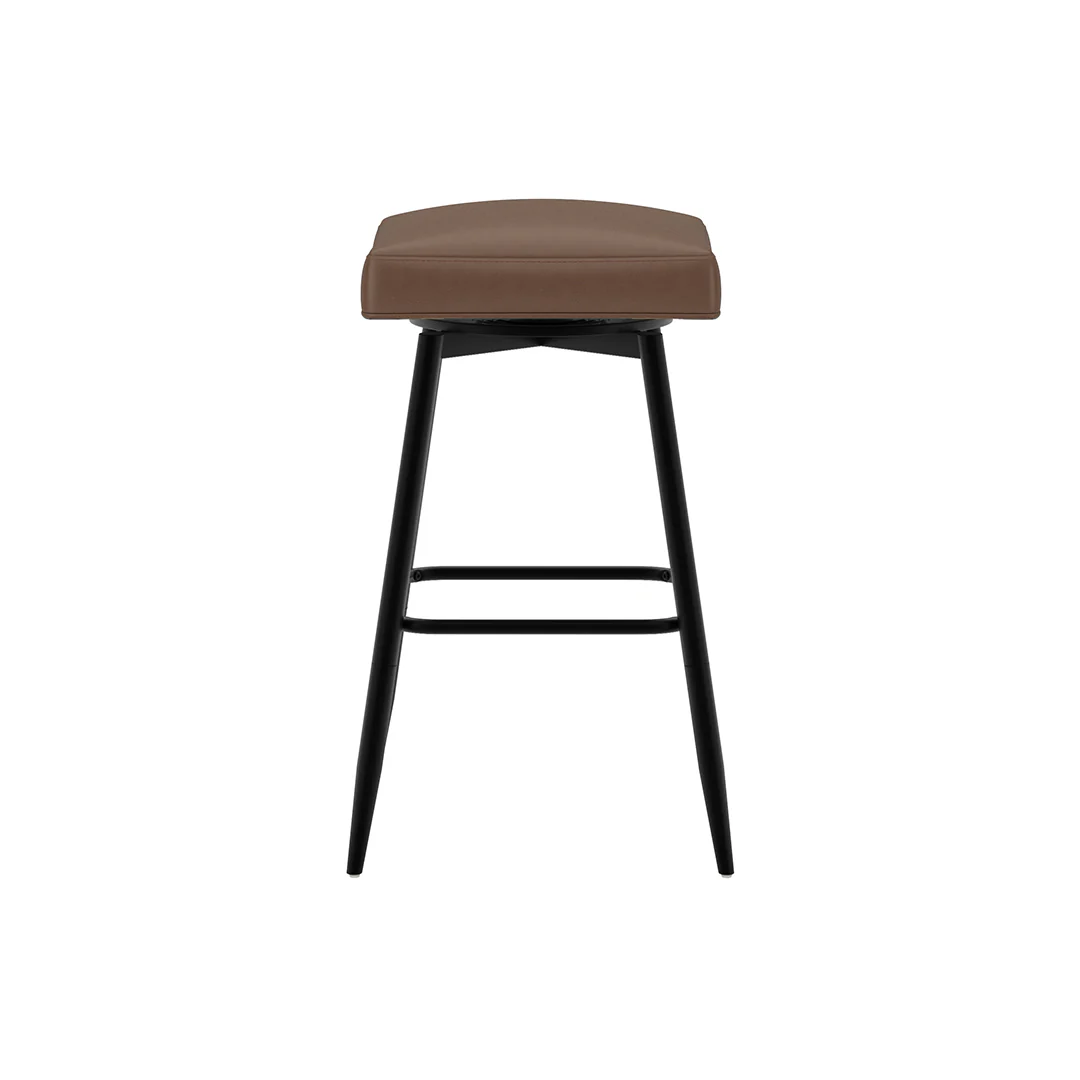 Square Bar Stool - Brown - Image 11