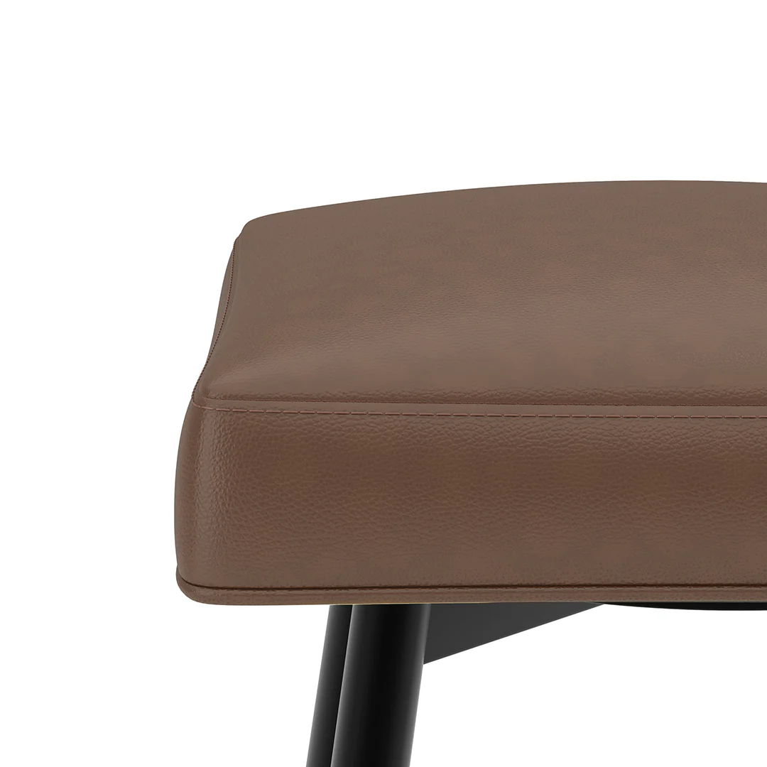 Square Bar Stool - Brown - Image 13