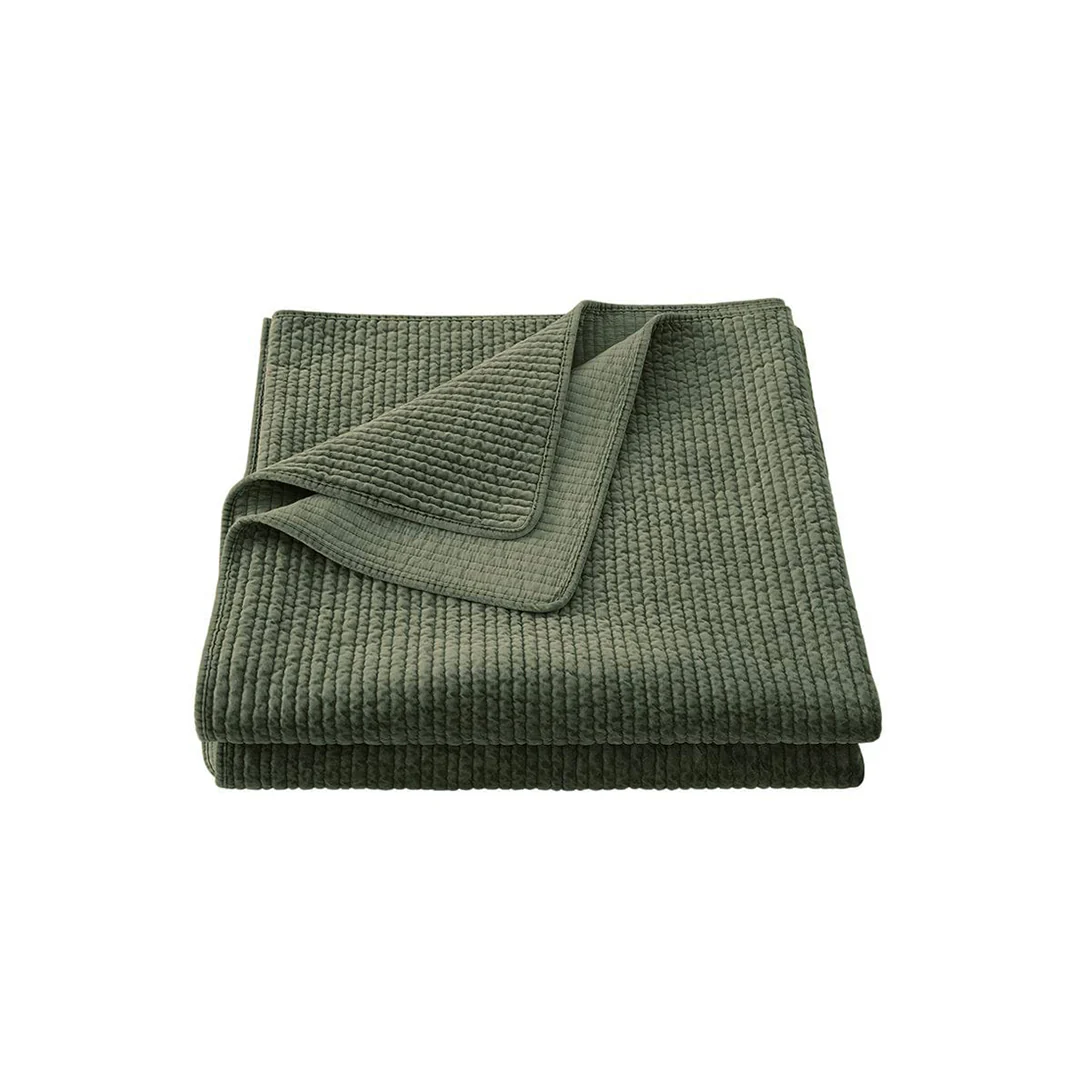 Stonewash Green Quilted Coverlet Set - Image 3
