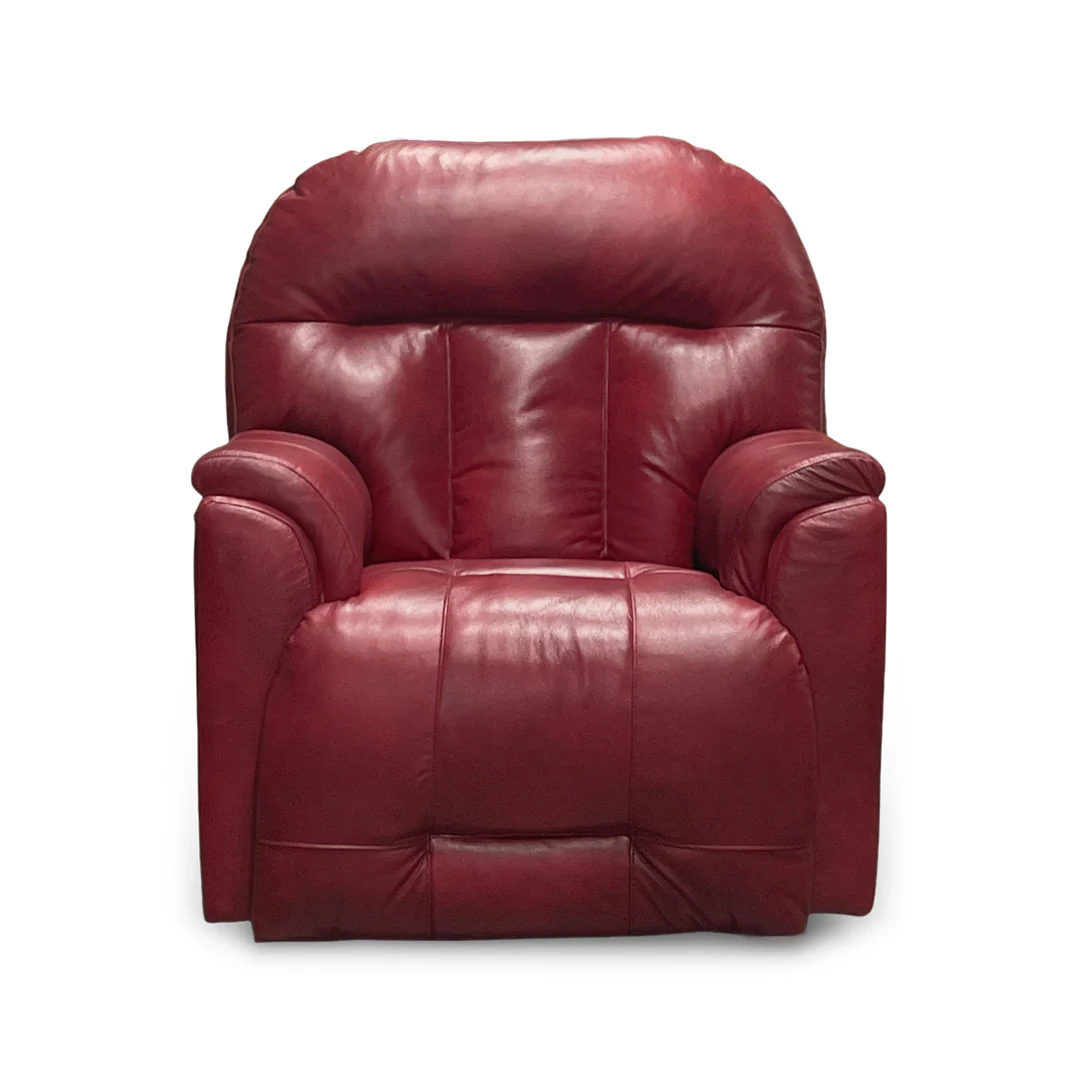 Suitably Leather Power Rocker Recliner - Image 3