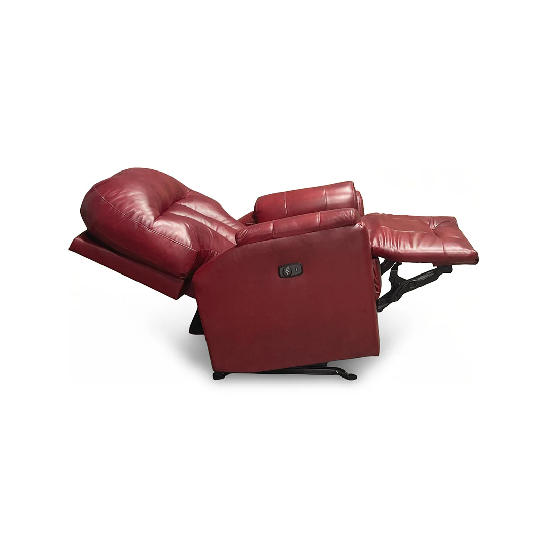 Suitably Leather Power Rocker Recliner - Image 5
