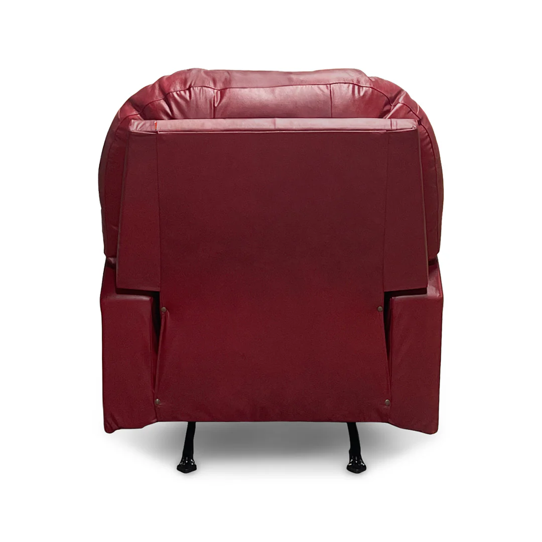 Suitably Leather Power Rocker Recliner - Image 8